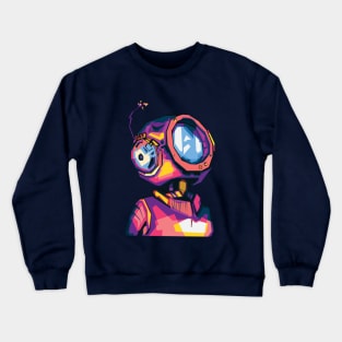 Astronaut colorful Crewneck Sweatshirt